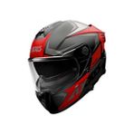 Axxis Axxıs Hawk Sv Evo Ixıl B15 Kırmızı Siyah Mikrometrik Çene Bağlantısı ile Güvenli Kask - Kırmızı - Siyah