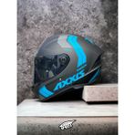 Axxis Draken Glacial. ''2 Vizörlü'' + ''sticker'' Hediyeli, Mat Motosiklet Kapalı Kask - 2XL