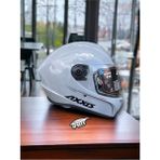 Axxis Draken Nardo Gri. ''2 Vizörlü'' + ''sticker'' Hediyeli, Mat Motosiklet Kapali Kask