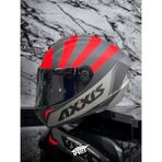 Axxis Draken Premier Sonar. ''2 Vizörlü'' + ''sticker'' Hediyeli, Mat Motosiklet Kapalı Kask - 2XL