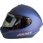 Axxıs Draken Solid Full Face Kapalı Kask Mat Mavi - M