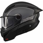 Axxis Ghostfighter Sv Bitone C12 Dark Grey Motosiklet Çene Açılır Kask - Çok Renkli