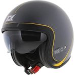 Axxis Motosiklet Kaskı Retro Güneş Vizörlü Hornet S Sv Neo C12 Mat Gri Motorcu Kask - Çok Renkli