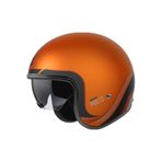 AXXIS Motosiklet Kaskı Retro Güneş Vizörlü Hornet S Sv Neo C4 Gloss Orenge Motorcu Kask