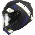 Axxis Motosiklet Kaskı Storm Sv Dıamond A7 Matt-Blue Çene Açılır Kask - Çok Renkli