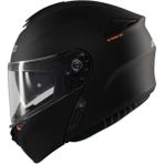 Axxis Motosiklet Kaskı Storm Sv Solid A1 Matt-Black Çene Açılır Kask - Siyah