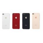 Axya Apple İphone 8 Arka Pil Batarya Kapak Cam Kamera Lensli beyaz