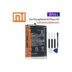 AXYA Xiaomi Pocophone X3 Nfc - Battery Bn61 6000mah Tamir Seti