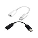 Axya Xiaomi Uyumlu Kulaklık Dönüştürücü 3.5Mm To Type C renk-siyah