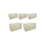 AY Home Çeyizlik Büyük Boy Yorgan DÖŞEK YASTIK HURCU 100 X 50 CM EBATINDA Fermuarli Tela Kumaş Gri Mega Boy Hurç Yıkanabilinir Ev Taşima için - 02 - Gri