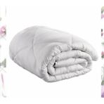AY Home Çift Kişilik Silikon Yorgan %100 Pamuk Kumaş ile Hafif ve Rahat Uyku Deneyimi - Beyaz - 195 x 215 cm
