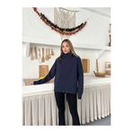 Ay Moda Collection 3 iplik Kumaştan Eteği ve Kapşon Kordon Detaylı Kadın SweatShirt
