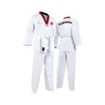Ay Yıldız Baskılı Pum Yaka Taekwondo Elbisesi Dobok Tekvando Elbisesi Beyaz