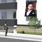 Ay-Yıldız - Gazi Mustafa Kemal Atatürk Poster Cephe Bayrak -1,5x2,25 metre