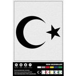 Ay Yıldız Stıcker 20 X 15 Cm Eru00105