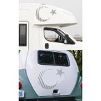 Ay Yıldız Türk Bayrağı Türkiye Sticker Araba Oto Motosiklet Karavan Etiket 02010 - 25x18 Cm - Gri