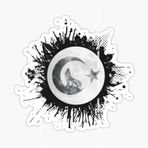 Ay Yıldız Ve Kurt Araba Sticker Etiket Yapıştırma 18Cm