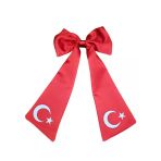 Ay Yıldızlı Fiyonklu Saç Tokası