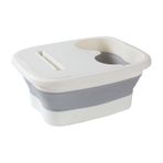 Ayak Banyo Küveti,Ayaklar İçin Ergonomik Masajlı Dinlendirme Leğeni | Portatif Katlanır Masaj Tabanlı Leğen Sporcular İçin Egzersiz Sonrası Toparlanma Pedikür Spa Kamp Seyahat Ev Kullanımı