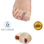 Ayak Baş Parmak Eğriliği Düzeltici Koruyucu Silikon Makaralı Bunyon Halluks Valgus Baş Parmak Koruyucu Silikon 1 Adet Kırmed