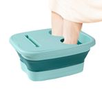 Ayak Küveti - Ayaklar İçin Ergonomik Masajlı Dinlendirme Leğeni | Katlanabilir Ergonomik Taban Masajlı Seyahat Spor Sonrası Toparlanma Spa İçin Taşınabilir Havuz