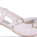 Ayakcenter By11 Ayışığı Krem Cilt 6Cm Kadın Topuklu Ayakkabı
