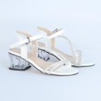 Ayakcenter Frati Beyaz 4 Cm Topuklu Kiz Cocuk Sandalet