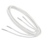 Ayakkabı Bağcıkları Yuvarlak İnce 2 mm Collonil Rund 75-90 cm (60 cm, Beyaz)