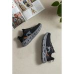 Ayakkabı Fuarı Elit ASENS4342 Erkek Klasik Sneaker Siyah - Füme