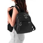 Ayakkabı Fuarı Elit SNMSI-6009T Kadın Sırt Çantası Siyah - 25 En, 30 Boy, 10 Genişlik, Sırt ve Omuz Kayış Askı, 2 Cep, 4 Dış Cep, 4 İç Cep, 7 Dış Cep