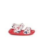 Ayakkabı Fuarı Elit Sy016 Filet Kız Çocuk Düz Sandalet Kırmızı