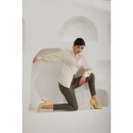 Ayakkabı Prensi 153 Bebek Sari Mat 10 cm Platform Stiletto, Topuklu Ayakkabı Kadın - Sarı