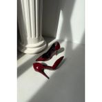 Ayakkabı Prensi Swag Cherry 10CM Stiletto, Topuklu Ayakkabı Kadın - Bordo
