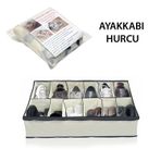 Ayakkabı Saklama Çantası 12 Bölmeli Shoes Under