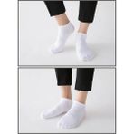 Ayakkabı Ülkesi 5 Adet Ekonomik Unisex Sıkmayan Boğazlı Siyah Patik Çorap - 36 - 40 - Beyaz