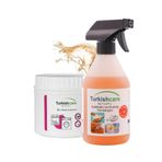 Ayakkabı ve Kumaş Temizleme Spreyi 500 ml + Organik Bio Çamaşır ve Bulaşık Leke Çıkarıcı Toz 500 gr