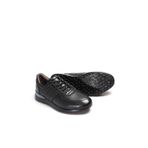 Ayakkabıhane AH07585131707 İçi Dışı Kaliteli Hakiki Deri Siyah Sneaker Erkek Spor Ayakkabı