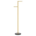 Ayaklı ayaklı ayaklı askılık, ayaklı gardırop standı, mermer taban, modern metal gardırop, yatak odası, oturma odası, koridor, köşe gardırop, gardırop standı (Renk: A, boyut