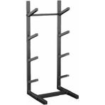 Ayaklı Kar Tahtası Standı, Örnek Tahta Teşhir Rafı, Kayak/Kaykay/Scooter için Spor Mat Saklama Rafı (Siyah 25 x 25 x 68 cm)