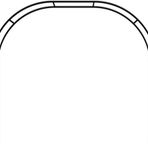 Ayaklı Metal Bahçe Kemeri - 220 cm Yükseklik, 120-350 cm Genişlik, Tırmanma Tesisleri için Siyah Pergola, Sağlam Bahçe Kafesi, Dış Mekan Dekorasyonu, 120x220x40CM