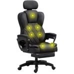 Ayaklıklı Isıtmalı Yönetici Ofis Koltuğu Ergonomik Döner Masa Sandalyesi Bel Yastığı ile Üstün Konfor ve Destek