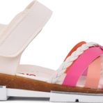 Ayakmod 001 Beyaz Pembe Çocuk Sandalet