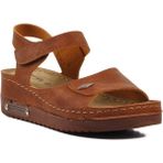 Ayakmod 07-109 Rr Taba Kadın Dolgu Topuk Sandalet