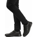 Ayakmod 315 Siyah Hakiki Deri Günlük Erkek Comfort Ayakkabı