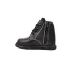 Ayakmod Arz 2301005-B Siyah Desenli İçi Kürklü Unisex Çocuk Bot