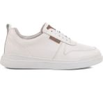 Ayakmod Beyaz Deri Erkek Sneaker Premium 412 M