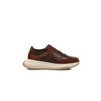 Ayakmod Kahve Hakiki Deri Erkek Sneaker Premium 5394 M