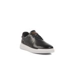 Ayakmod Premium 411 M Hakiki Deri Erkek Sneaker,Siyah Beyaz 44