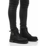 Ayakmod Siyah İçi Kürklü Kaymaz Taban Unisex Bot 528 G