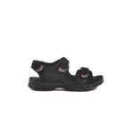 AYAKMOD Siyah Nubuk Erkek Çocuk Cırtlı Spor Sandalet 1305 G